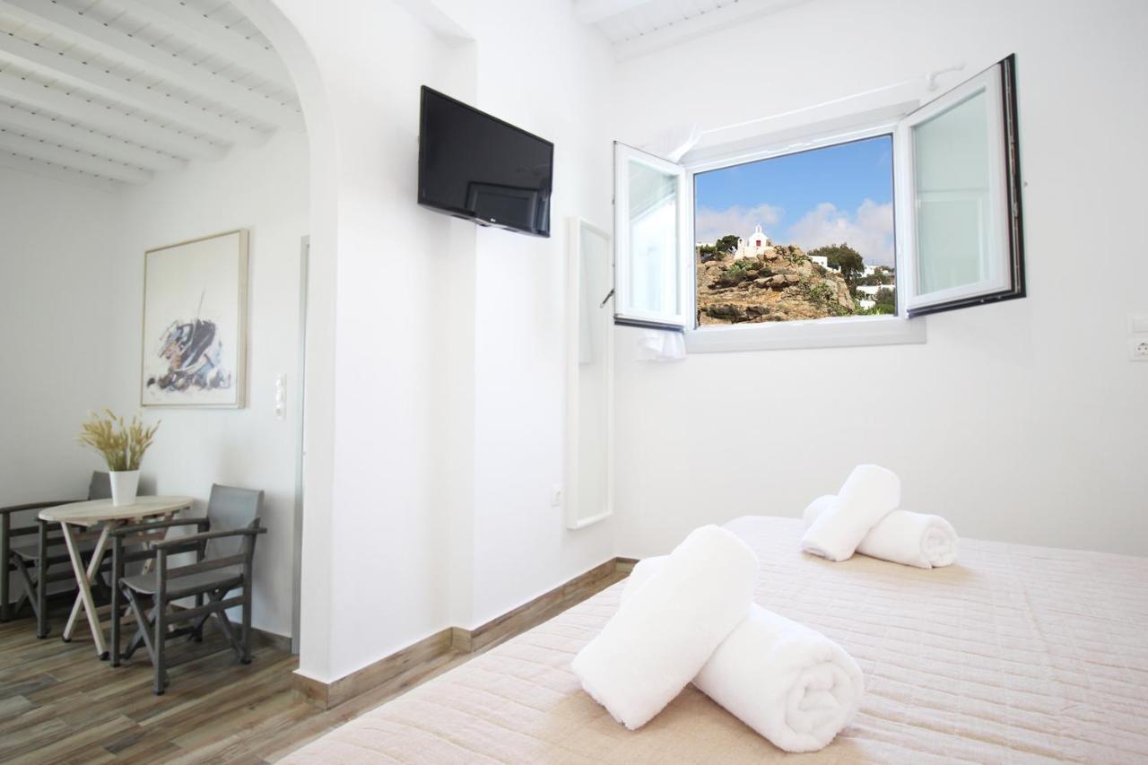 אפרטהוטל Mykonos Town Crystal View Mykonos מראה חיצוני תמונה